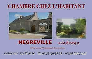 carte de visite des Chambre d'hötes Le Bourg-Négreville