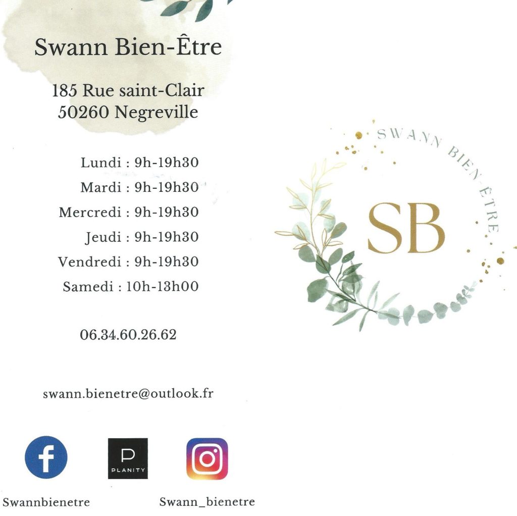 Flyer Swann Bien être institut de beauté- Négreville