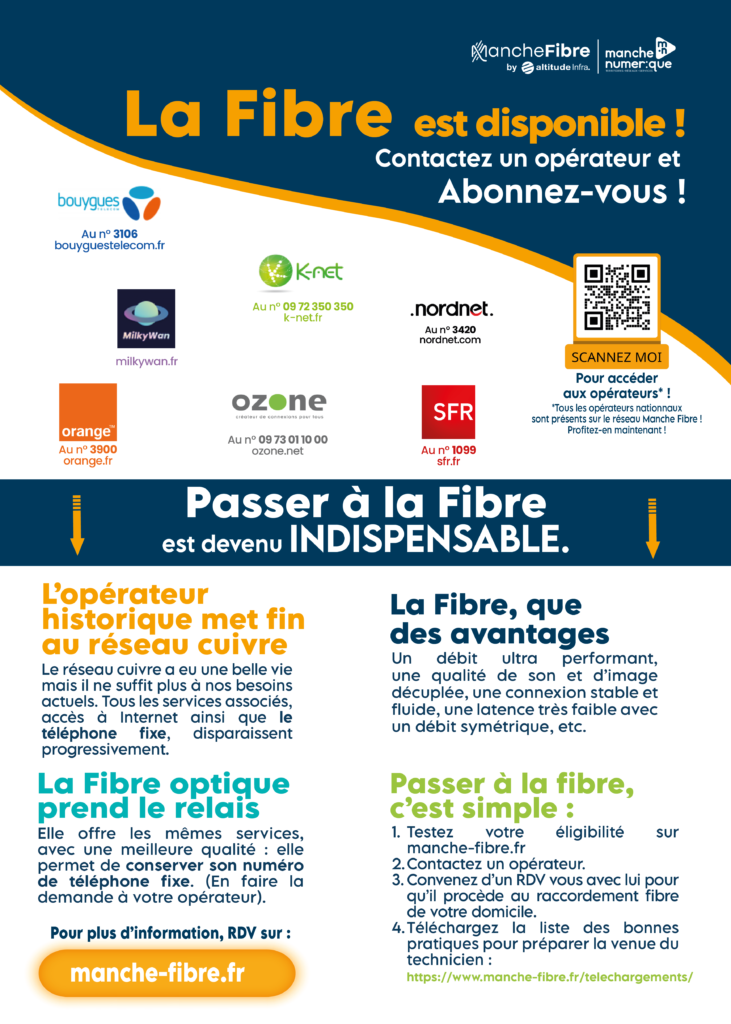 manche numérique - la fibre