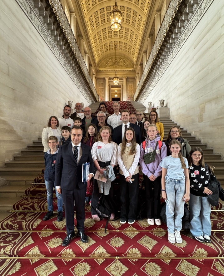 au Sénat avec Sbéatsien FAGNEN, rencontre Mr le 1er ministre