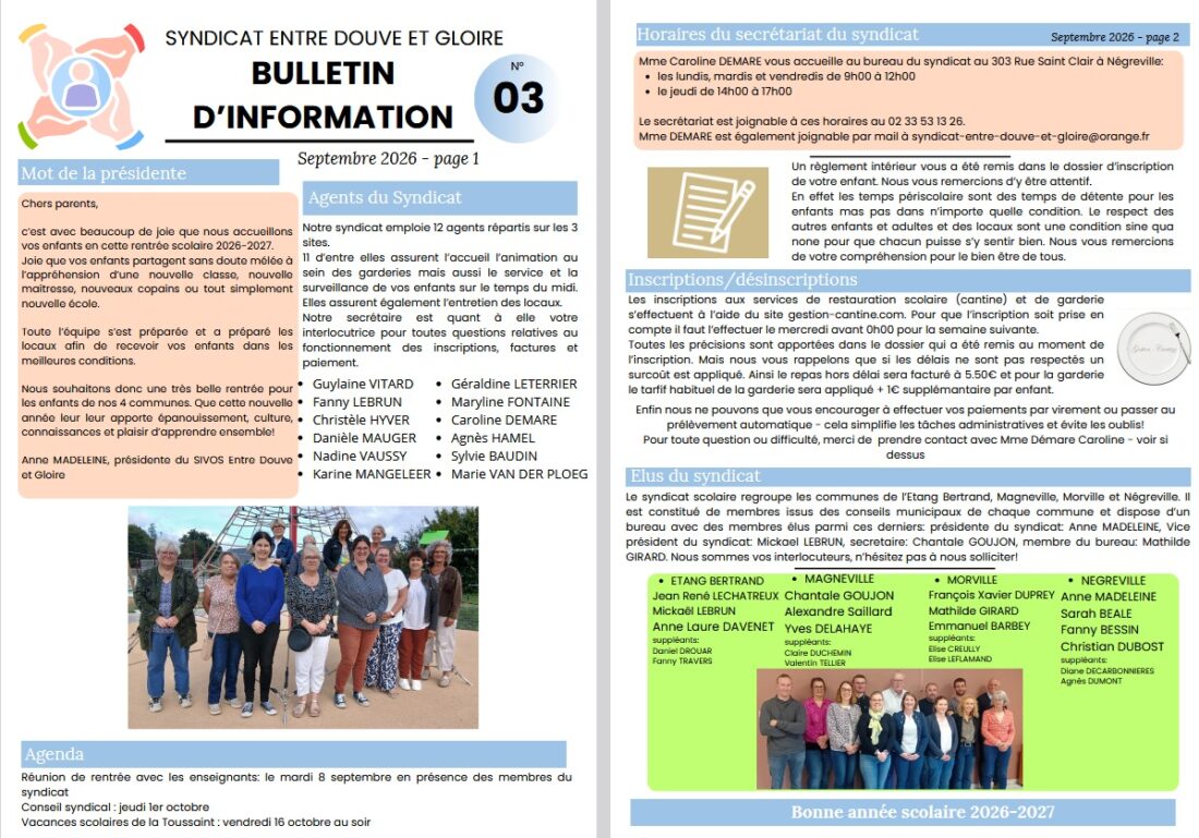 SIVOS_News letter n°3
